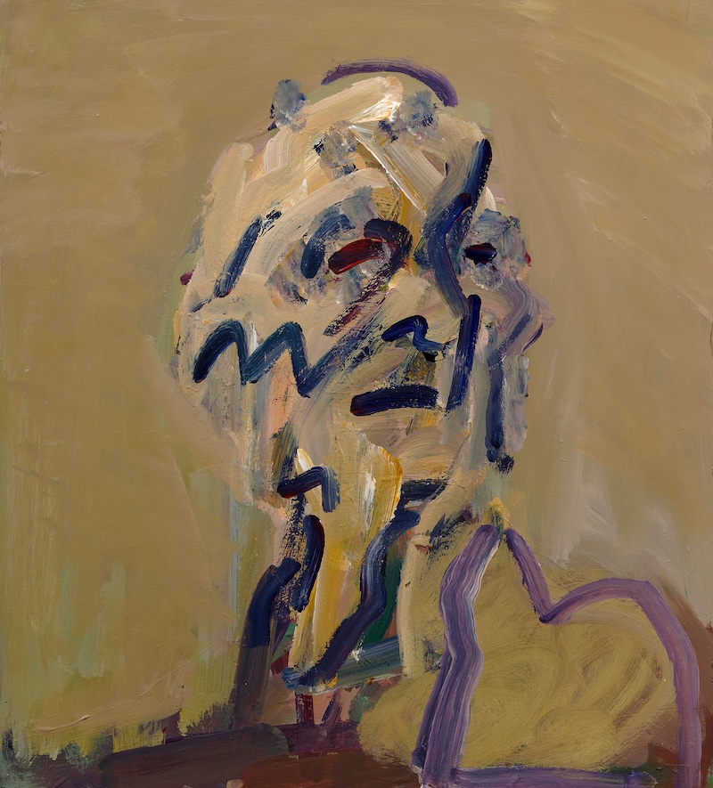 Painting of a head